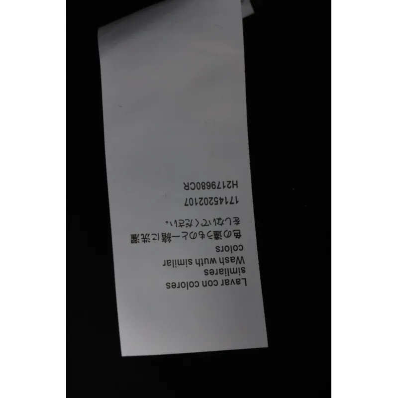 Loewe 25ss Pocket Embossed T-Shirt Black