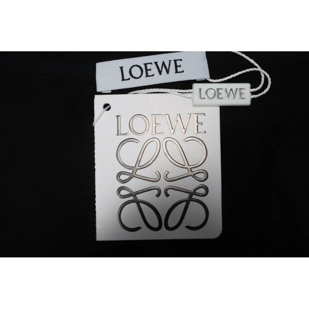 Loewe 25ss Pocket Embossed T-Shirt Black