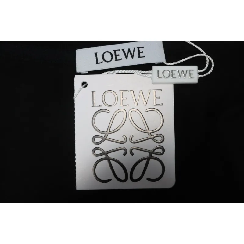 Loewe 25ss Pocket Embossed T-Shirt Black