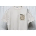 Loewe 25ss Pocket Embossed T-Shirt Brown