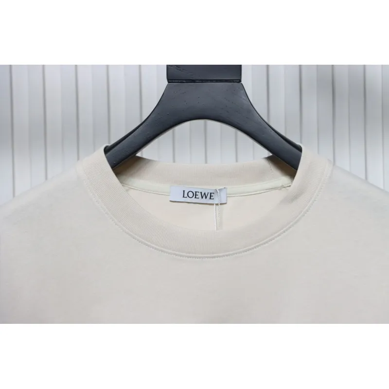 Loewe 25ss Pocket Embossed T-Shirt Brown