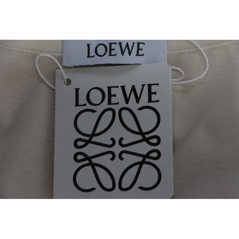 Loewe 25ss Pocket Embossed T-Shirt Brown