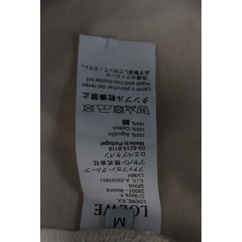 Loewe 25ss Pocket Embossed T-Shirt Brown