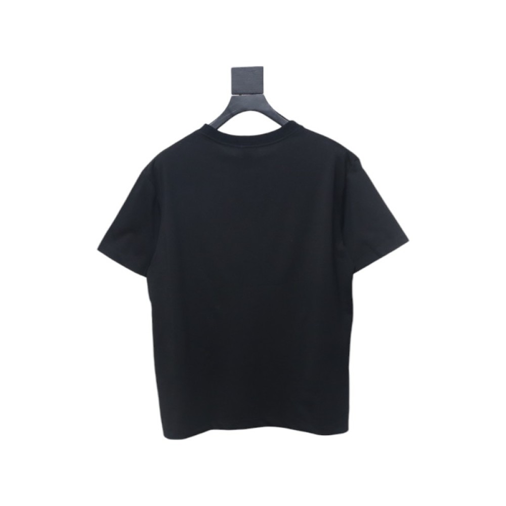Loewe Small Logo Embroidery T-Shirt Black