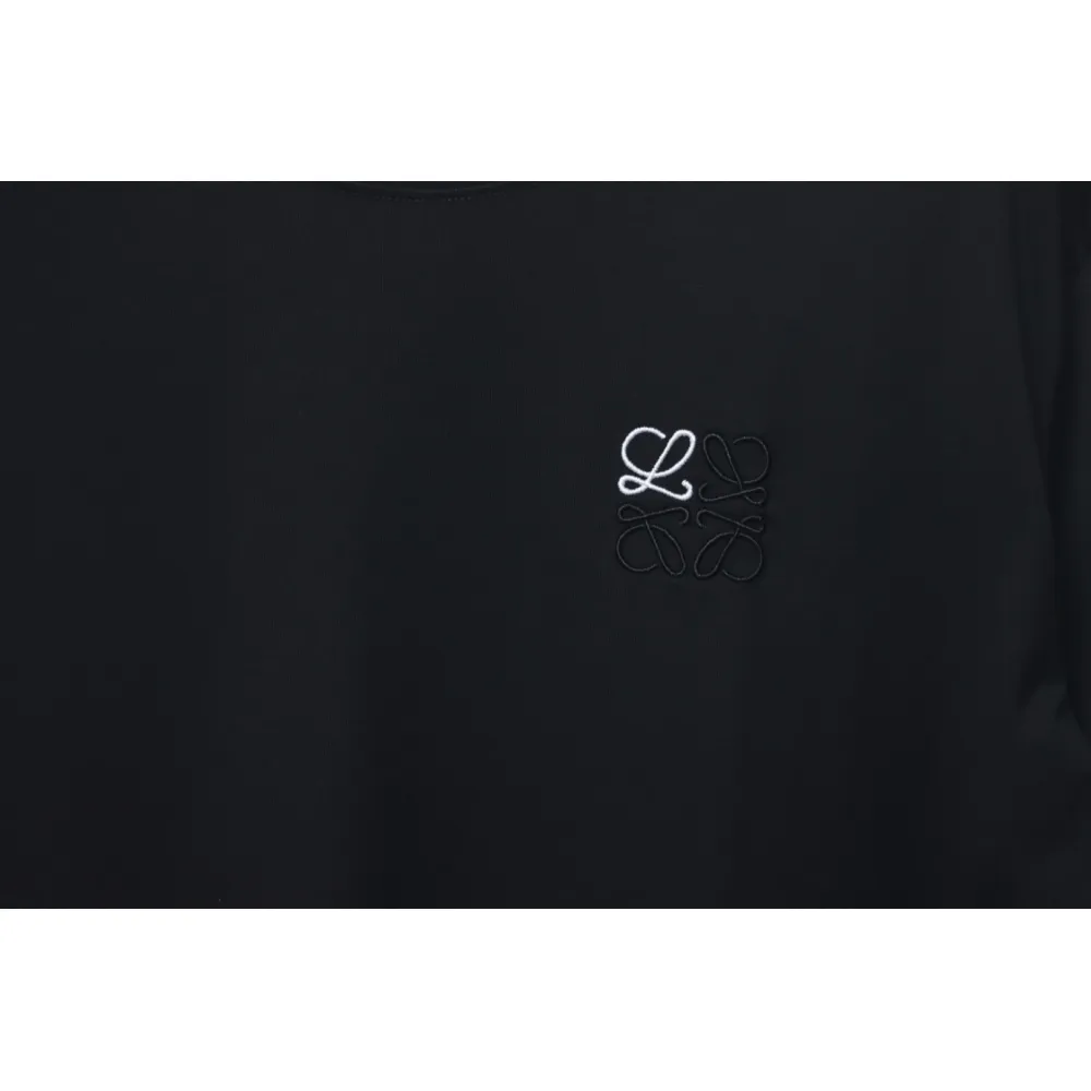 Loewe Small Logo Embroidery T-Shirt Black