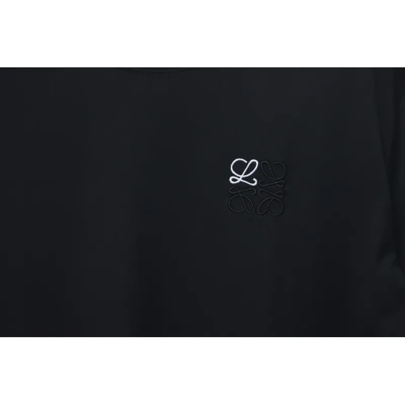 Loewe Small Logo Embroidery T-Shirt Black