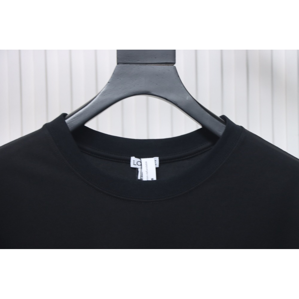 Loewe Small Logo Embroidery T-Shirt Black