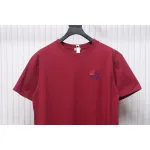 Loewe Small Logo Embroidery T-Shirt Red