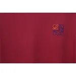 Loewe Small Logo Embroidery T-Shirt Red