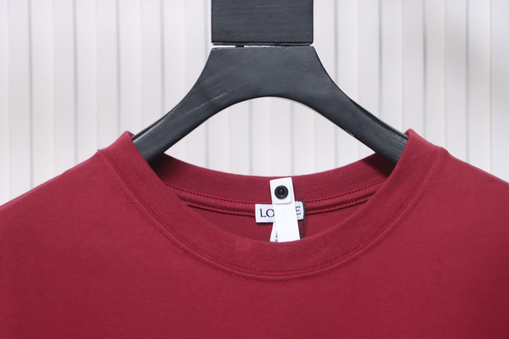 Loewe Small Logo Embroidery T-Shirt Red