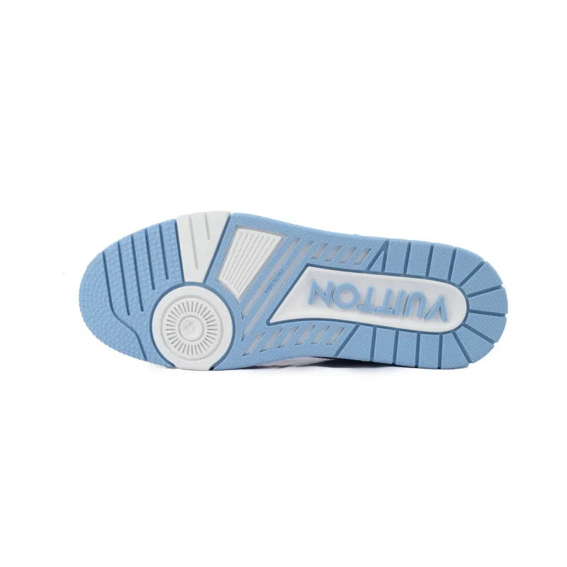 LV Trainer Sneaker Blue Grid 1AHCYF