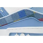 LV Trainer Sneaker Blue Grid 1AHCYF