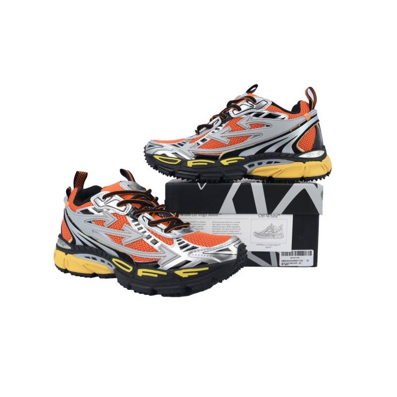 Off White Be Right Back Sneakers Orange OMIA295S25 FAB00 17225