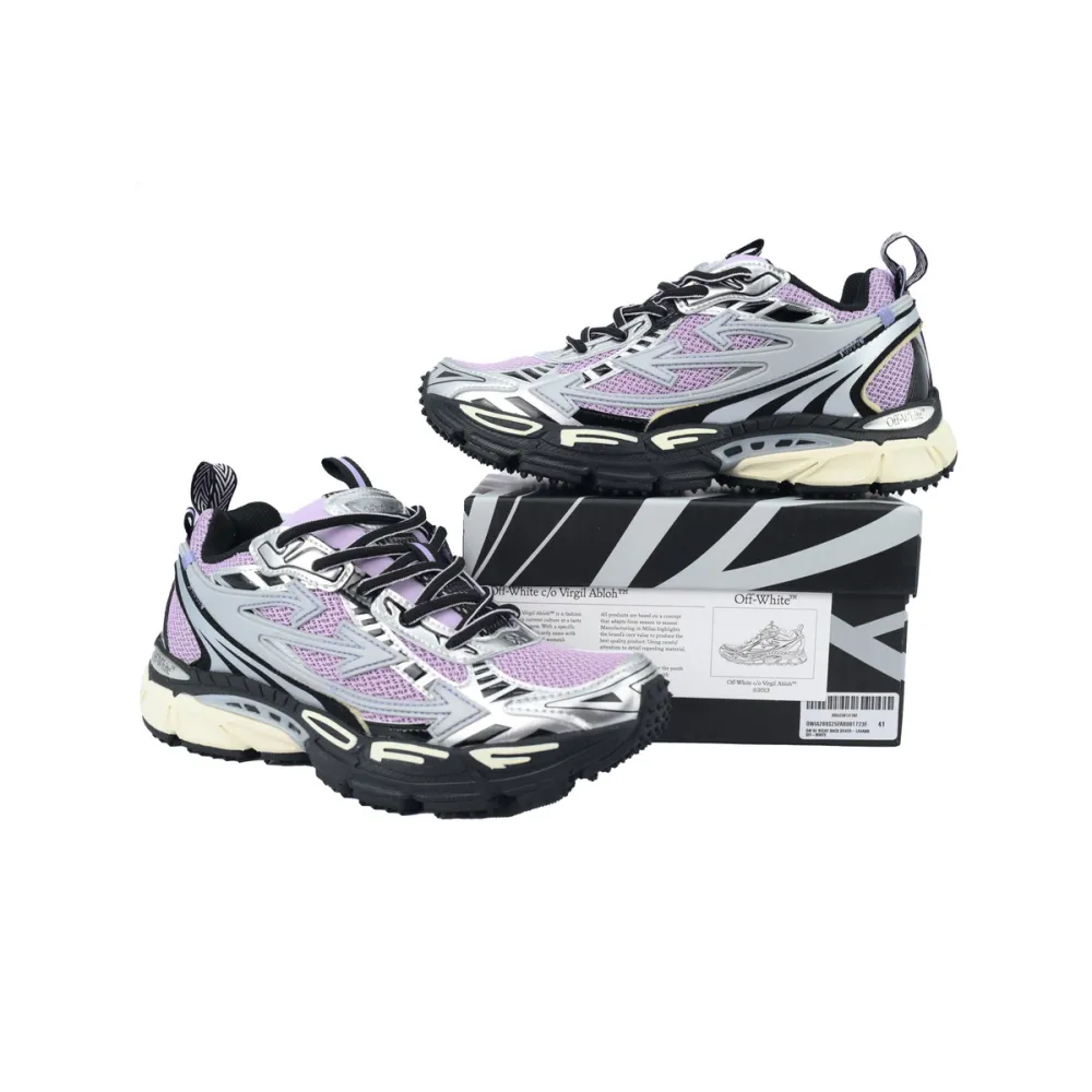 Off White Be Right Back Sneakers Pink Purple OWIA289S25 FAB00 1723F