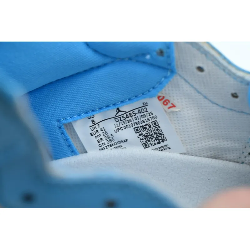 PK God Batch Air Jordan 1 Retro High OG 'UNC Reimagined' DZ5485-402