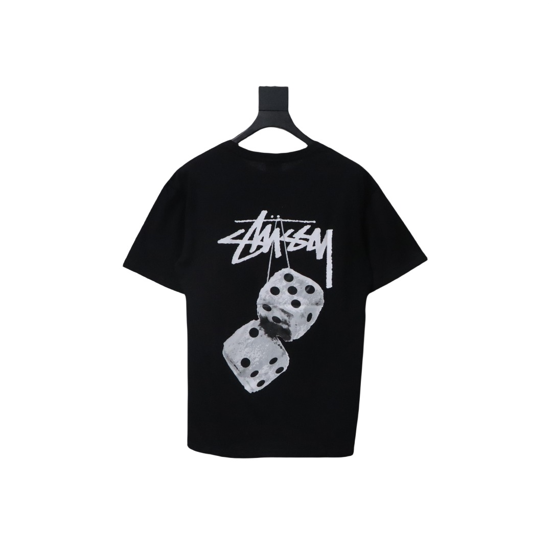 Stussy 25ss Plush Dice T-Shirt Black