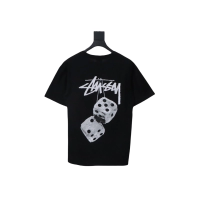 Stussy 25ss Plush Dice T-Shirt Black 02