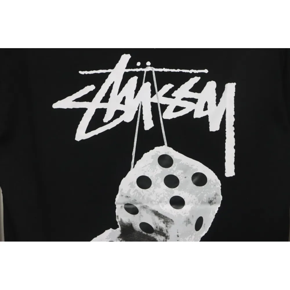 Stussy 25ss Plush Dice T-Shirt Black