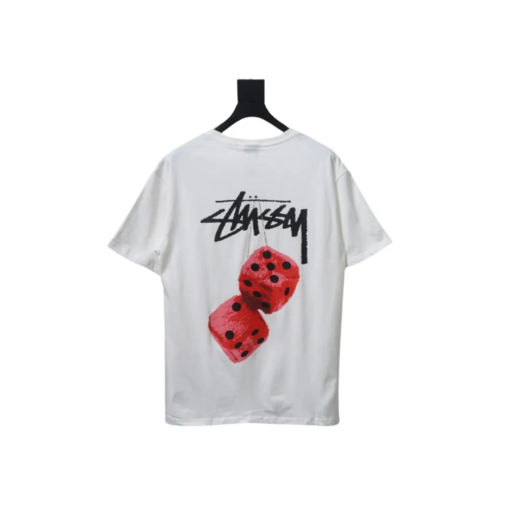 Stussy 25ss Plush Dice T-Shirt White
