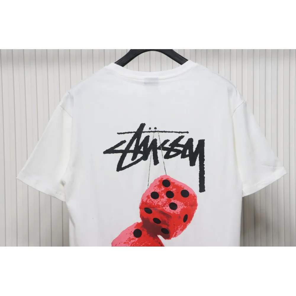 Stussy 25ss Plush Dice T-Shirt White