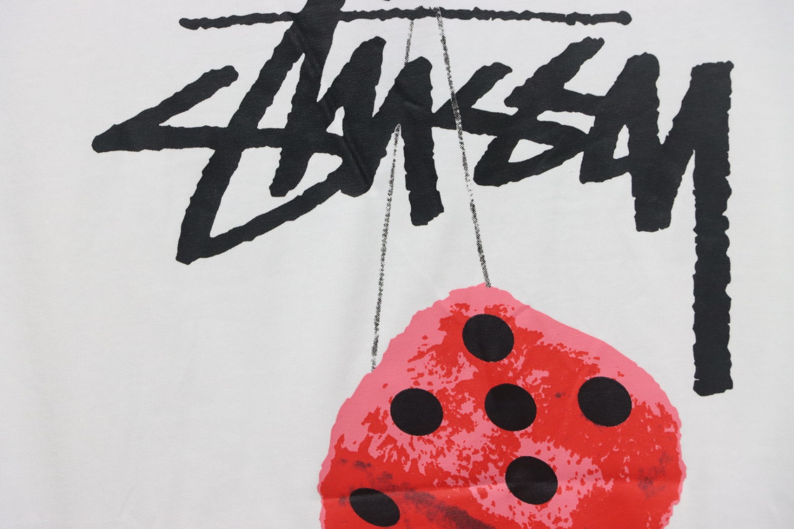 Stussy 25ss Plush Dice T-Shirt White