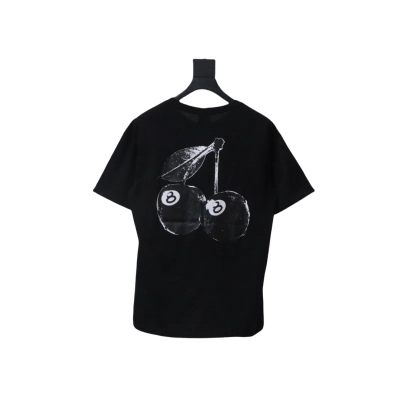 Stussy 25ss Cherry Black Eight T-Shirt Black 01