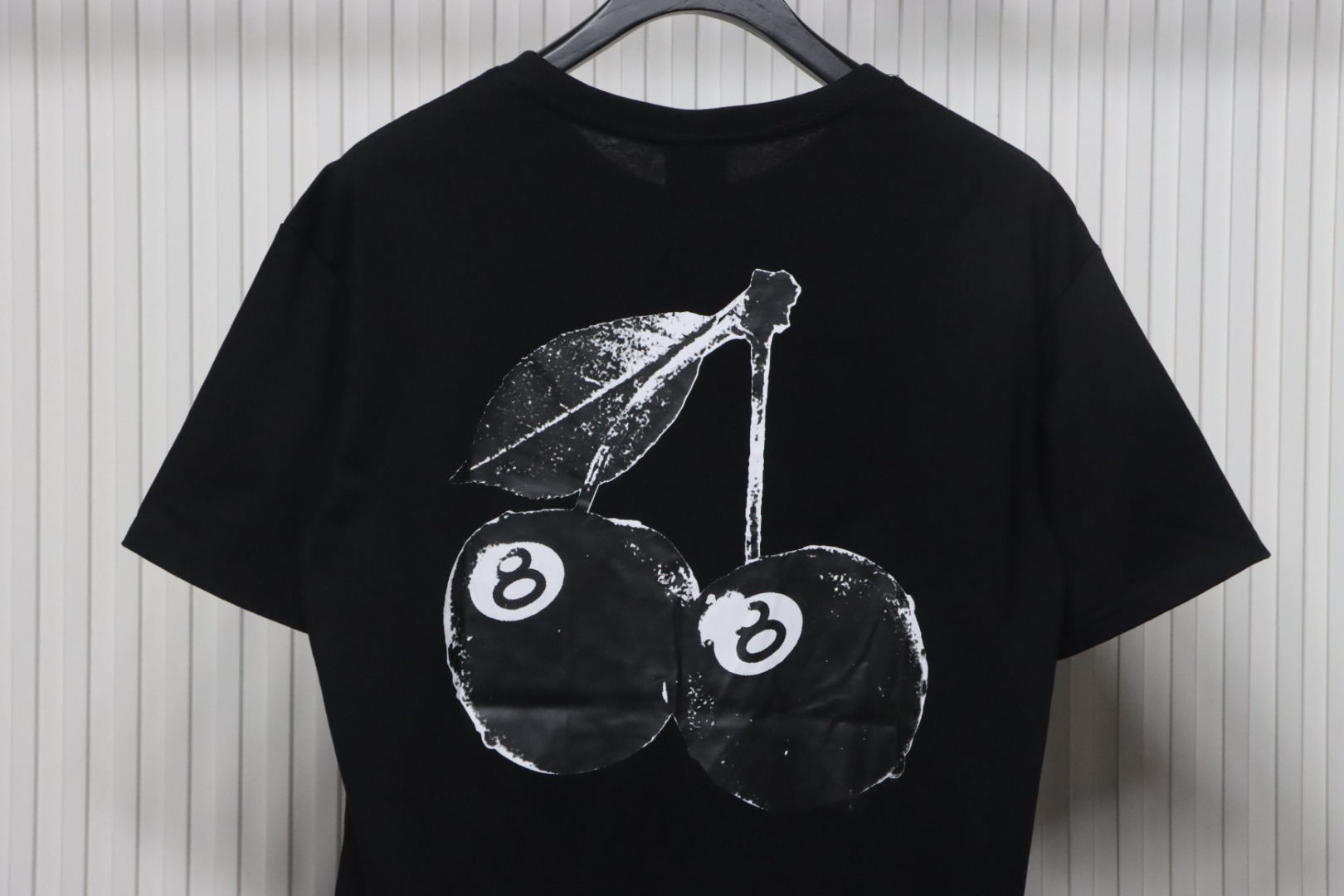 Stussy 25ss Cherry Black Eight T-Shirt Black