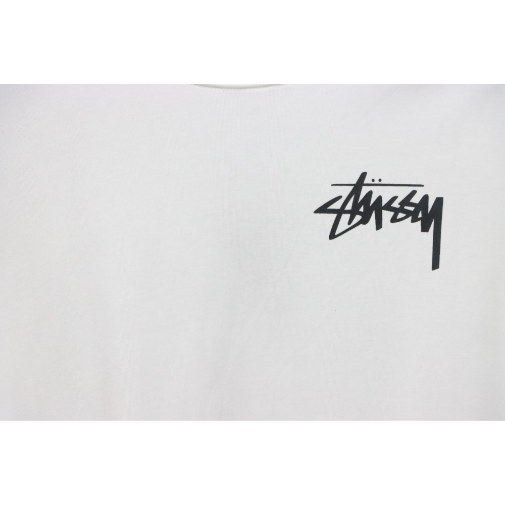 Stussy 25ss Cherry Black Eight T-Shirt White