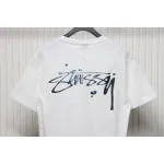 Stussy 25ss Mercury Effect Signature Logo T-Shirt White