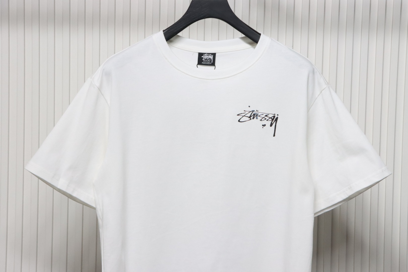 Stussy 25ss Mercury Effect Signature Logo T-Shirt White