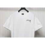 Stussy 25ss Mercury Effect Signature Logo T-Shirt White