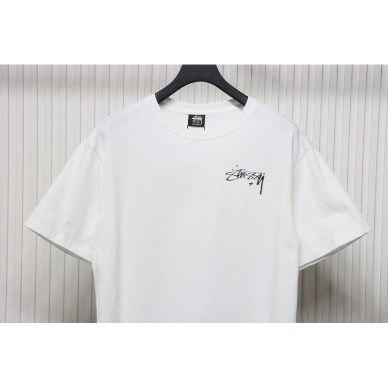 Stussy 25ss Mercury Effect Signature Logo T-Shirt White