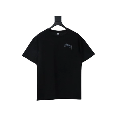 Stussy 25ss Mercury Effect Signature Logo T-Shirt Black 02