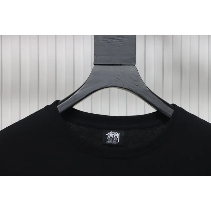 Stussy 25ss Mercury Effect Signature Logo T-Shirt Black