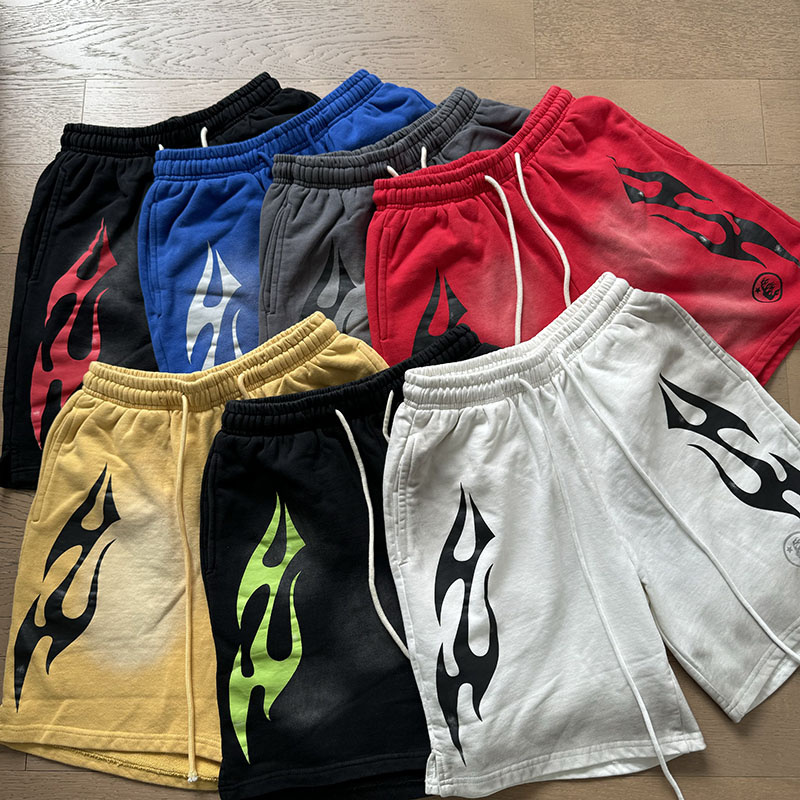 Hellstar Shorts (NFC)  Black Green/ Red/ White/ Black Red/ Grey/ Blue/ Yellow EG777