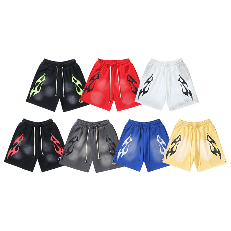Hellstar Shorts (NFC)  Black Green/ Red/ White/ Black Red/ Grey/ Blue/ Yellow EG777