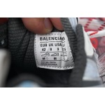 Balenciaga 3XL Sneaker Red Grey 734734 W3XTS 9461