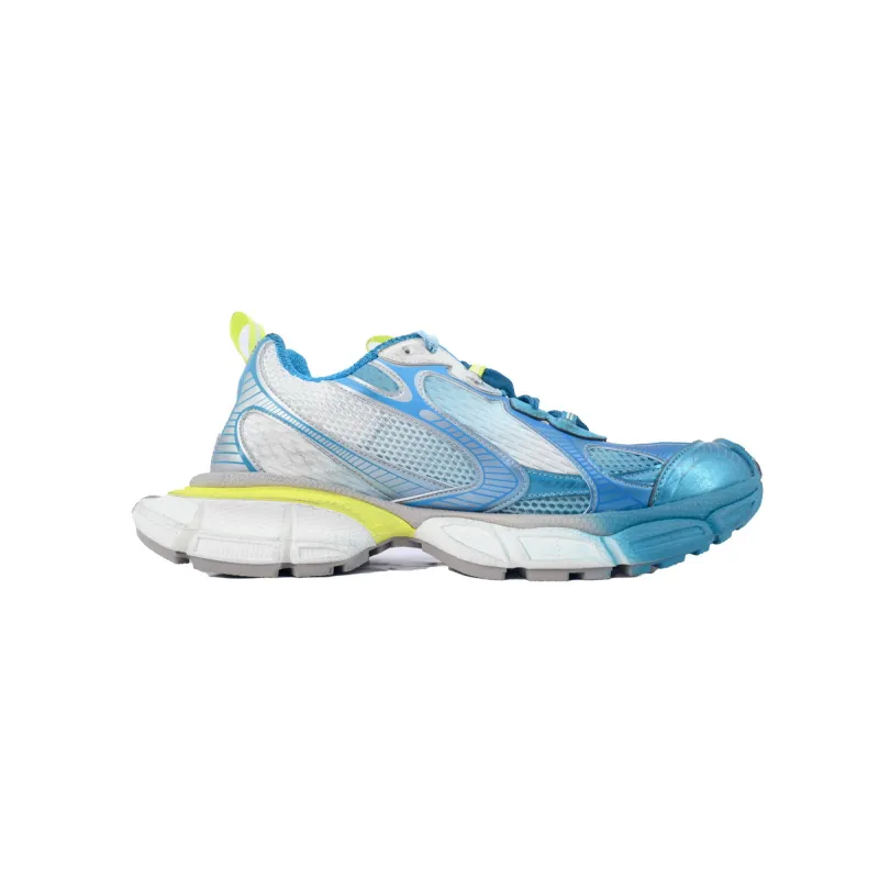 Balenciaga 3XL Sneaker White Blue Yellow 734734 W3XTS 9479