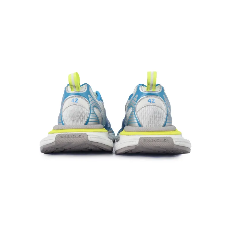Balenciaga 3XL Sneaker White Blue Yellow 734734 W3XTS 9479