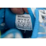 Balenciaga 3XL Sneaker White Blue Yellow 734734 W3XTS 9479