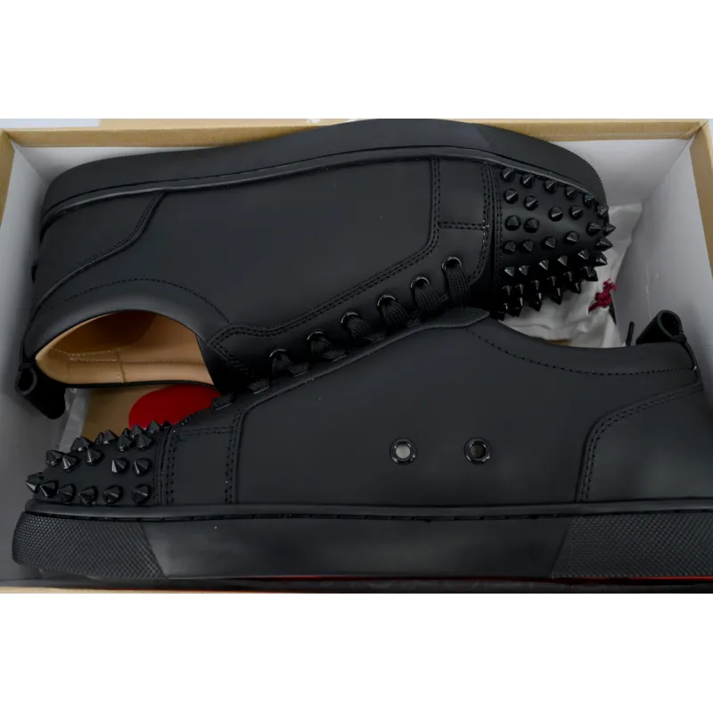 【FLASH SALE】Christian Louboutin Louis Junior Spikes Black