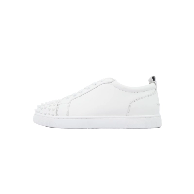 Christian Louboutin Junior Spikes White 01