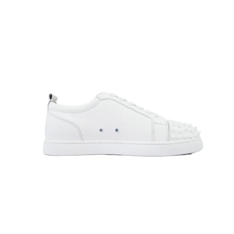 Christian Louboutin Louis Junior Spikes White