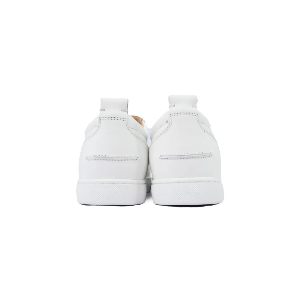 Christian Louboutin Louis Junior Spikes White