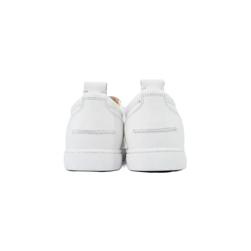 Christian Louboutin Louis Junior Spikes White