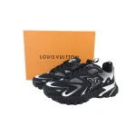 Louis Vuitton Run Tatic Black Silver