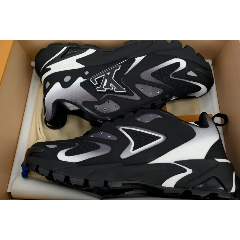 Louis Vuitton Run Tatic Black Silver