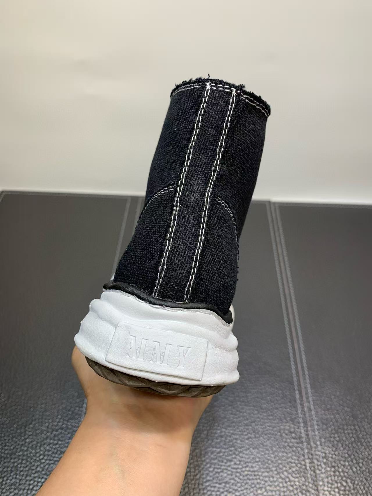 Maison Mihara Yasuhiro Canvas High Black PB0520