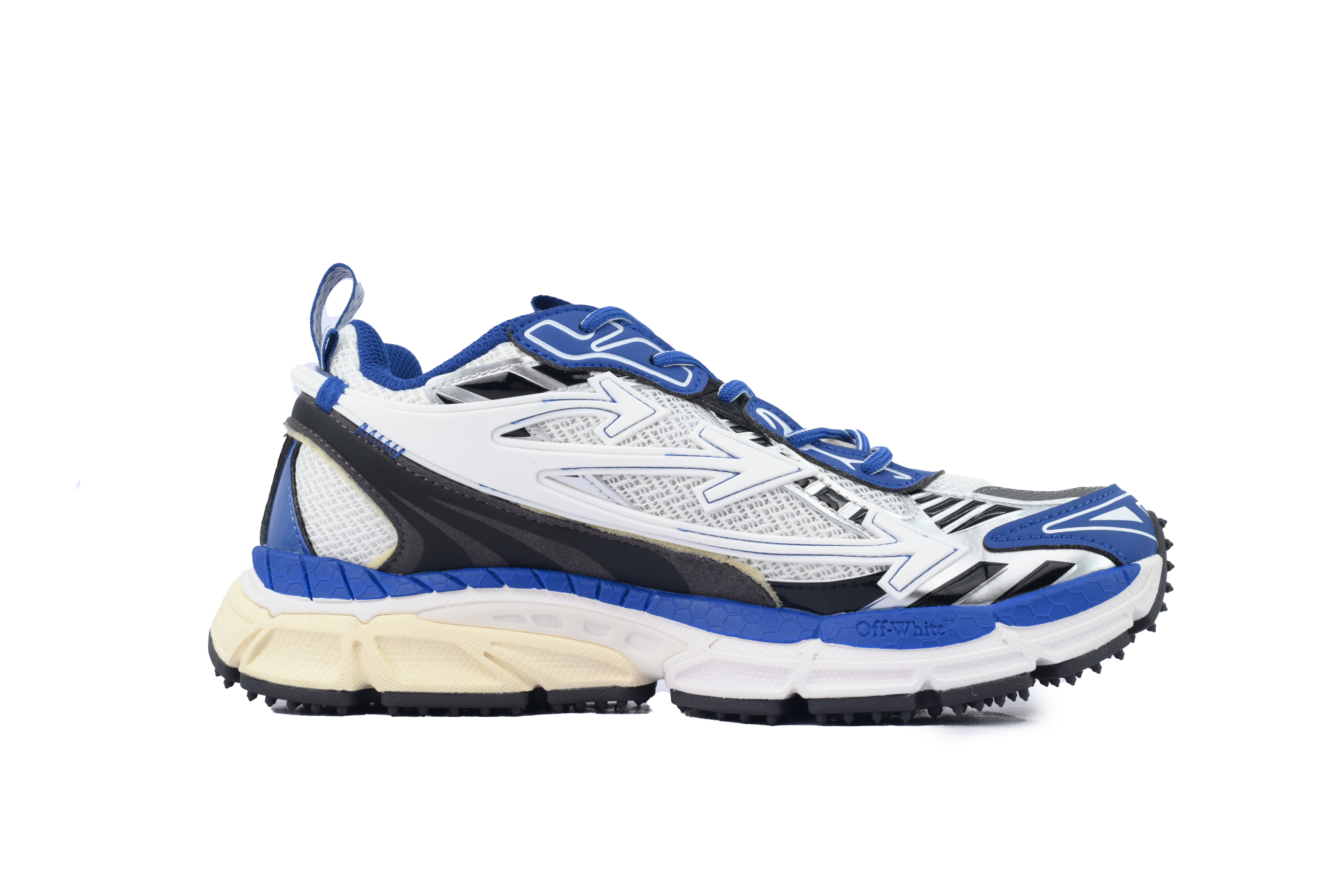 Off White Be Right Back Sneakers Deep Blue White OMIA295F24 FAB00 10145