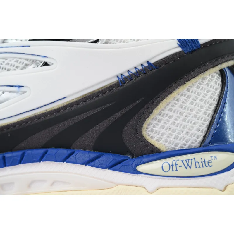 Off White Be Right Back Sneakers Deep Blue White OMIA295F24 FAB00 10145